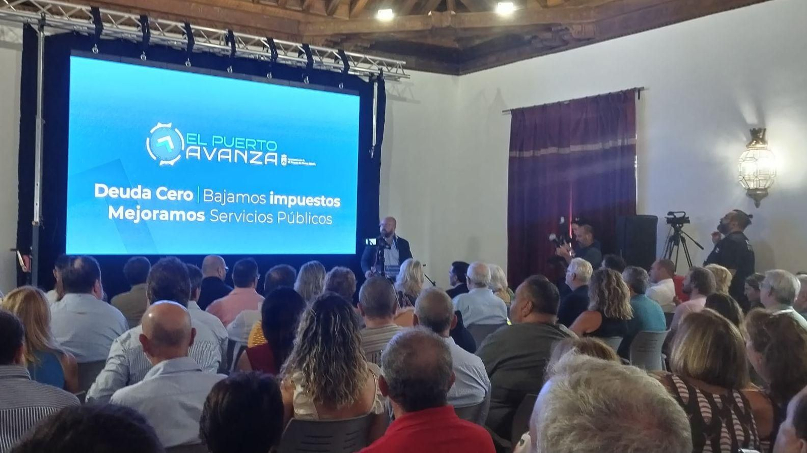 Una imagen de la presentación de las medidas para el presupuesto municipal 2026.