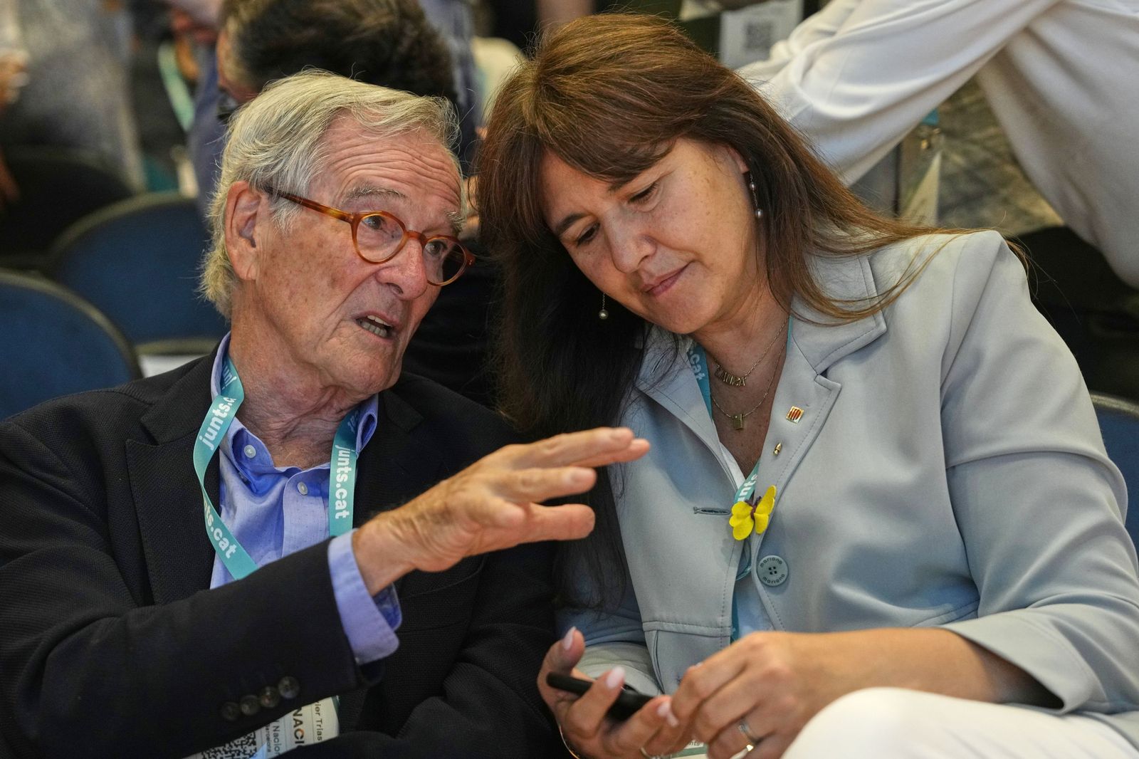 Xavier Trías, procedente de la antigua Convergència, y Laura Borràs, presidenta del JxCat y del ala radical