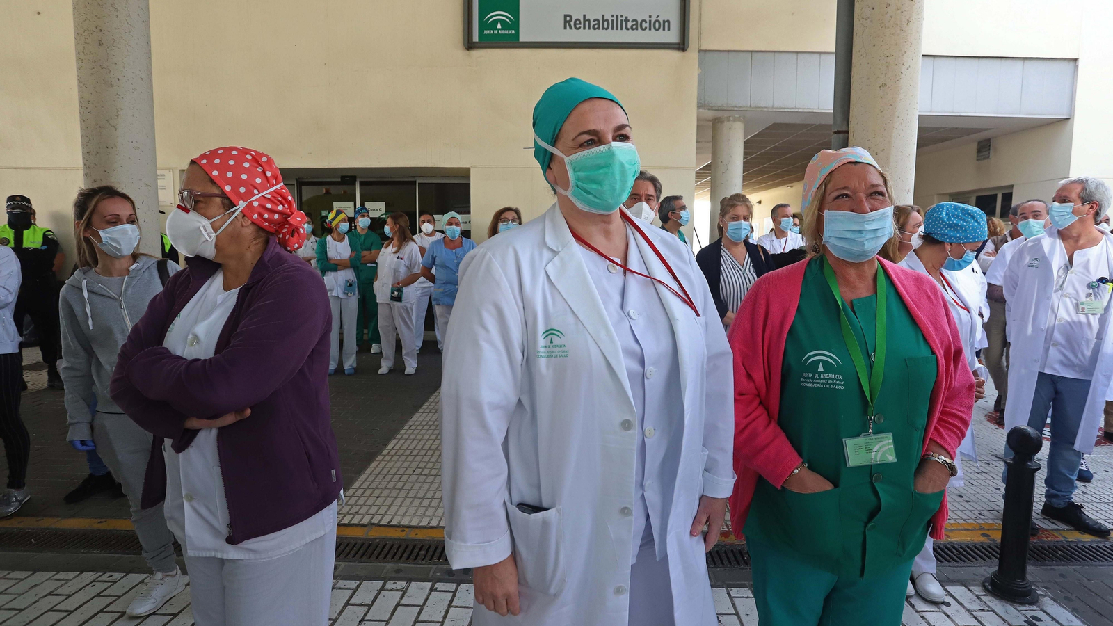 Homenaje a la primera sanitaria victima del COVID-19 en la provincia de Cádiz