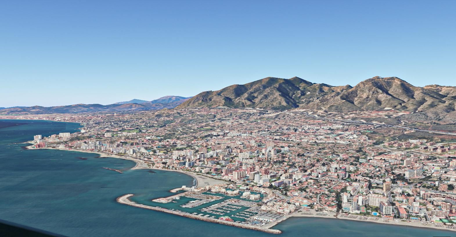 Vista general de Benalmádena. Vista general de Benalmádena.