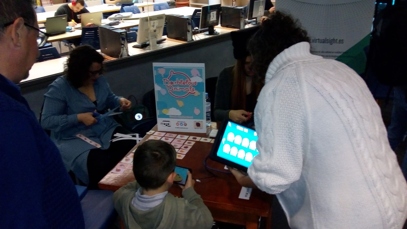 Uno de los talleres para los más pequeños