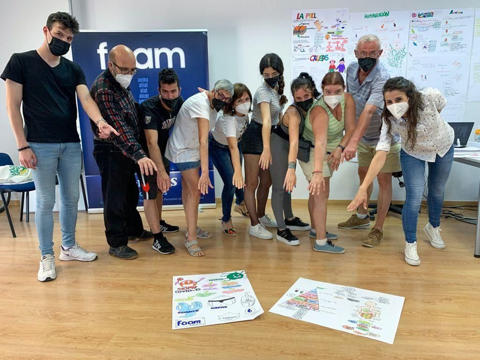 Grupo de alumnos del curso de formación.