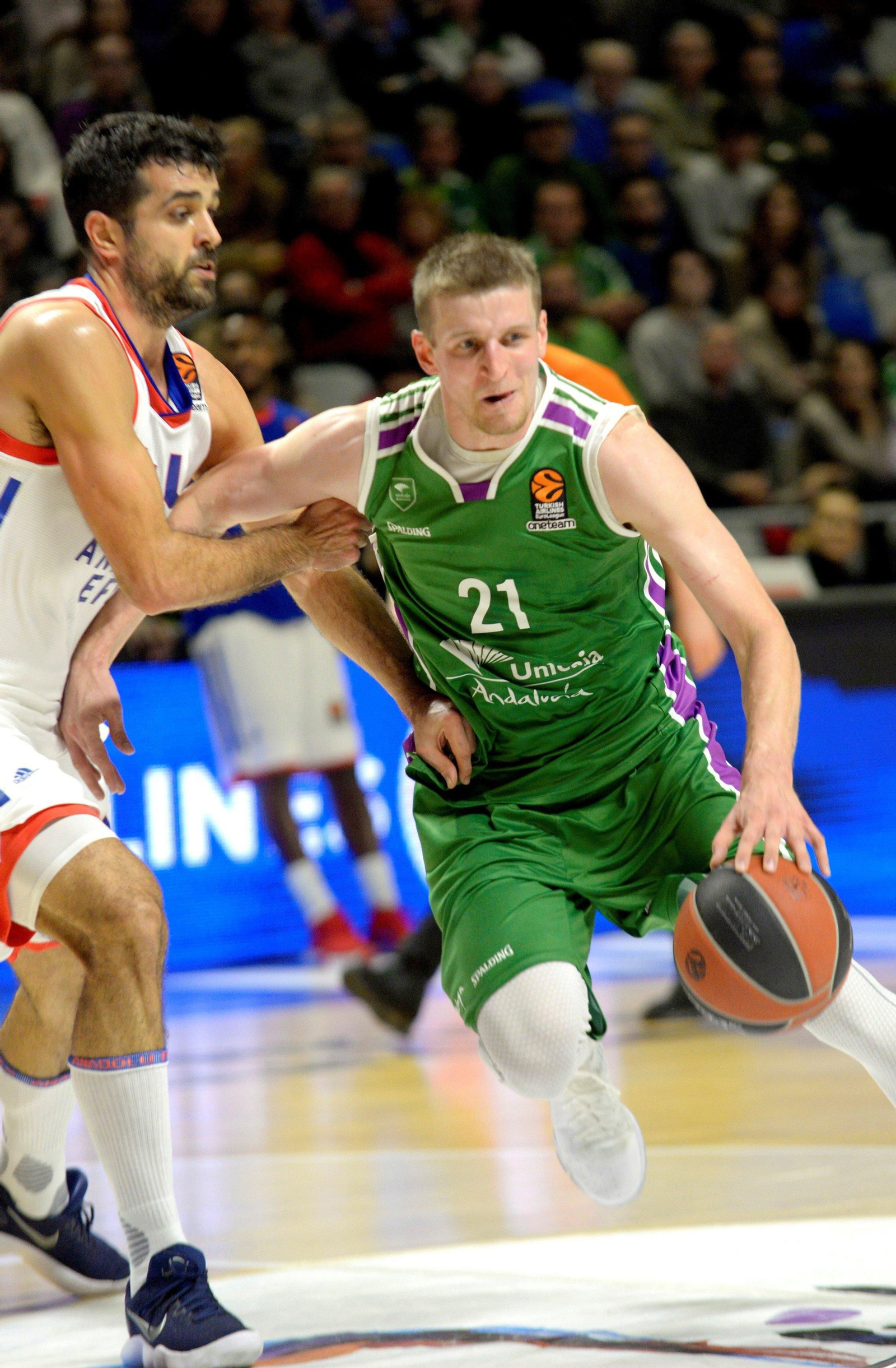 Los cinco años de Adam Waczynski en el Unicaja, en fotos