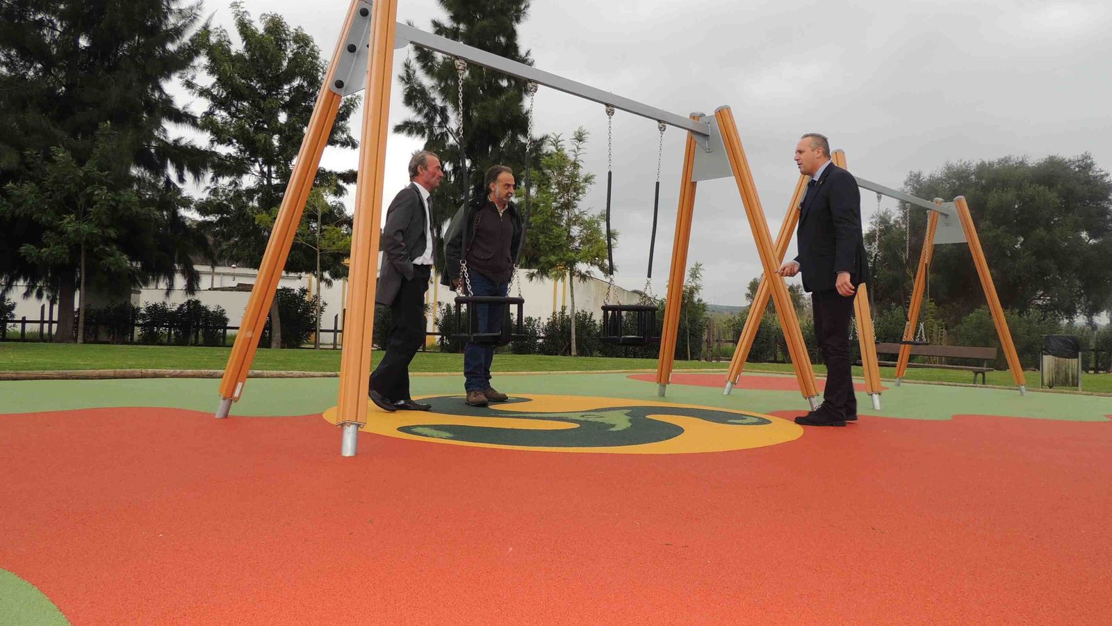 Columpios en el Parque de la Vida de San Roque