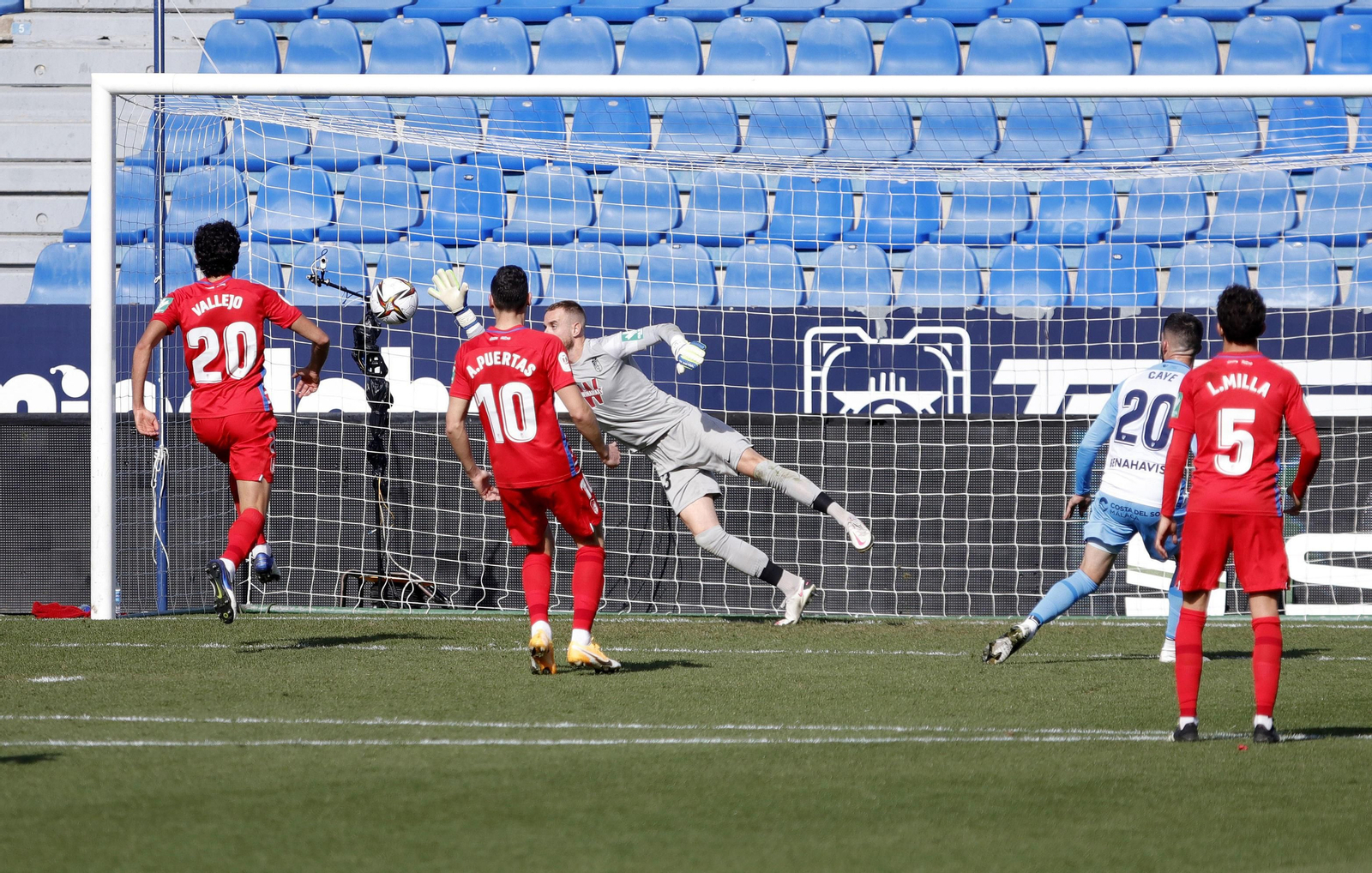 El Málaga CF-Granada, en fotos
