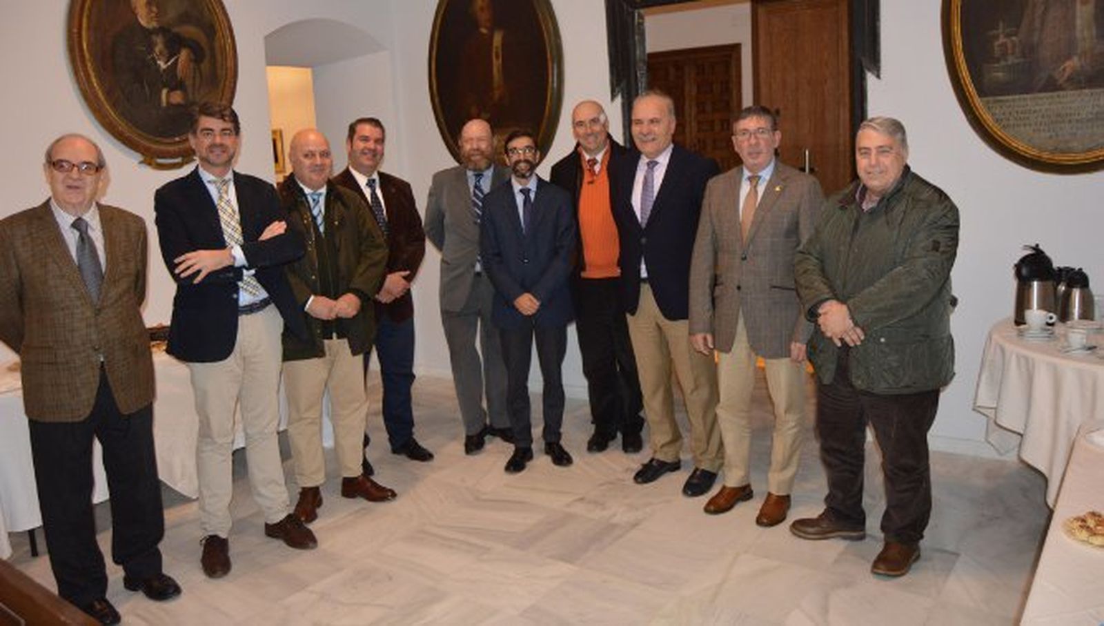 Pedro Sánchez Túnez, Juan Mera, Joaquín Noya, Francisco Javier Salido, Juan Antonio García, el pregonero Juan Carlos Torrejón, Ángel Monge, José Carlos Jurado, Jacinto Plaza y Antonio Gallarín.