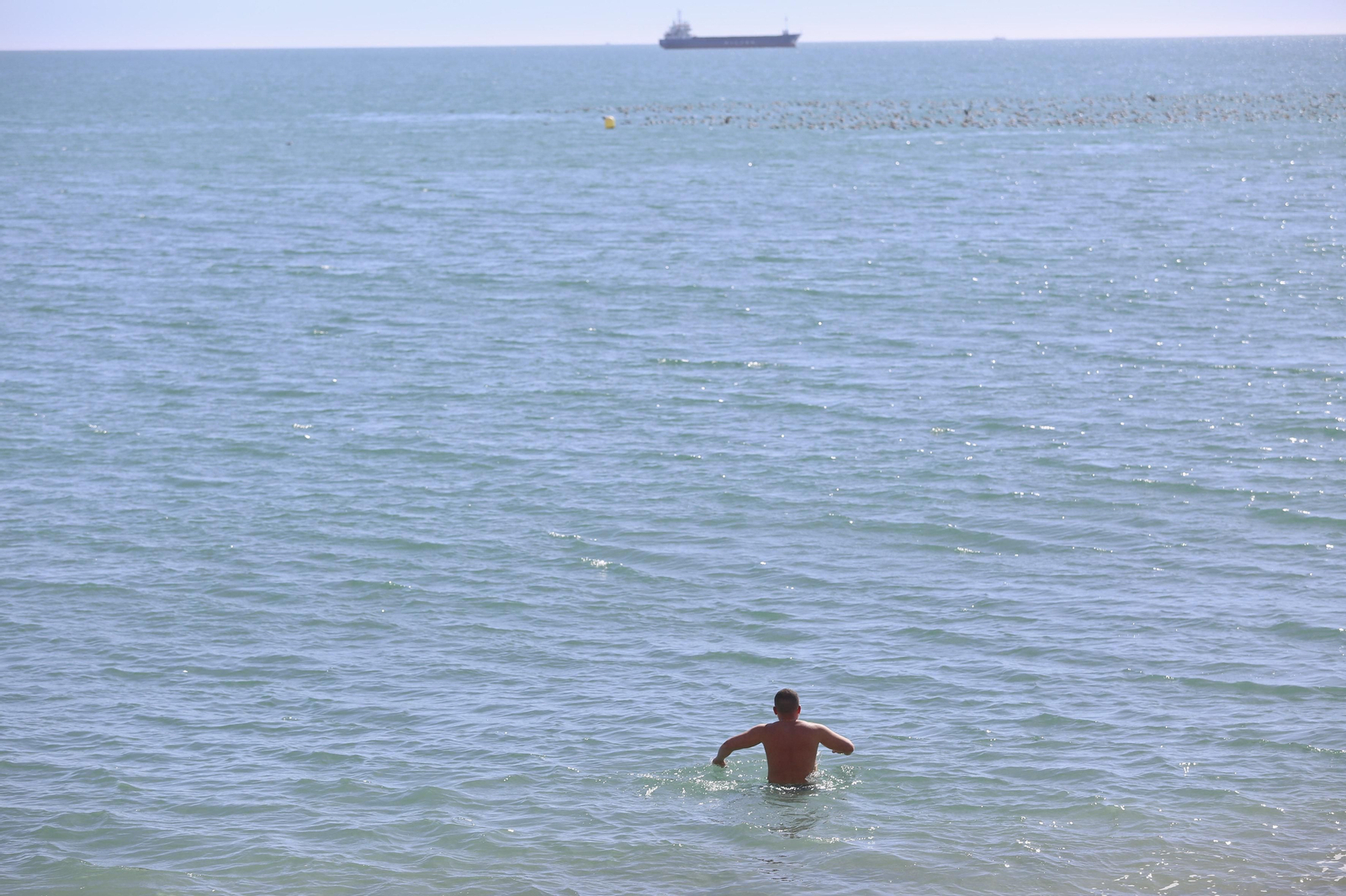 Fotos: Día de calor y playa en Málaga en pleno febrero