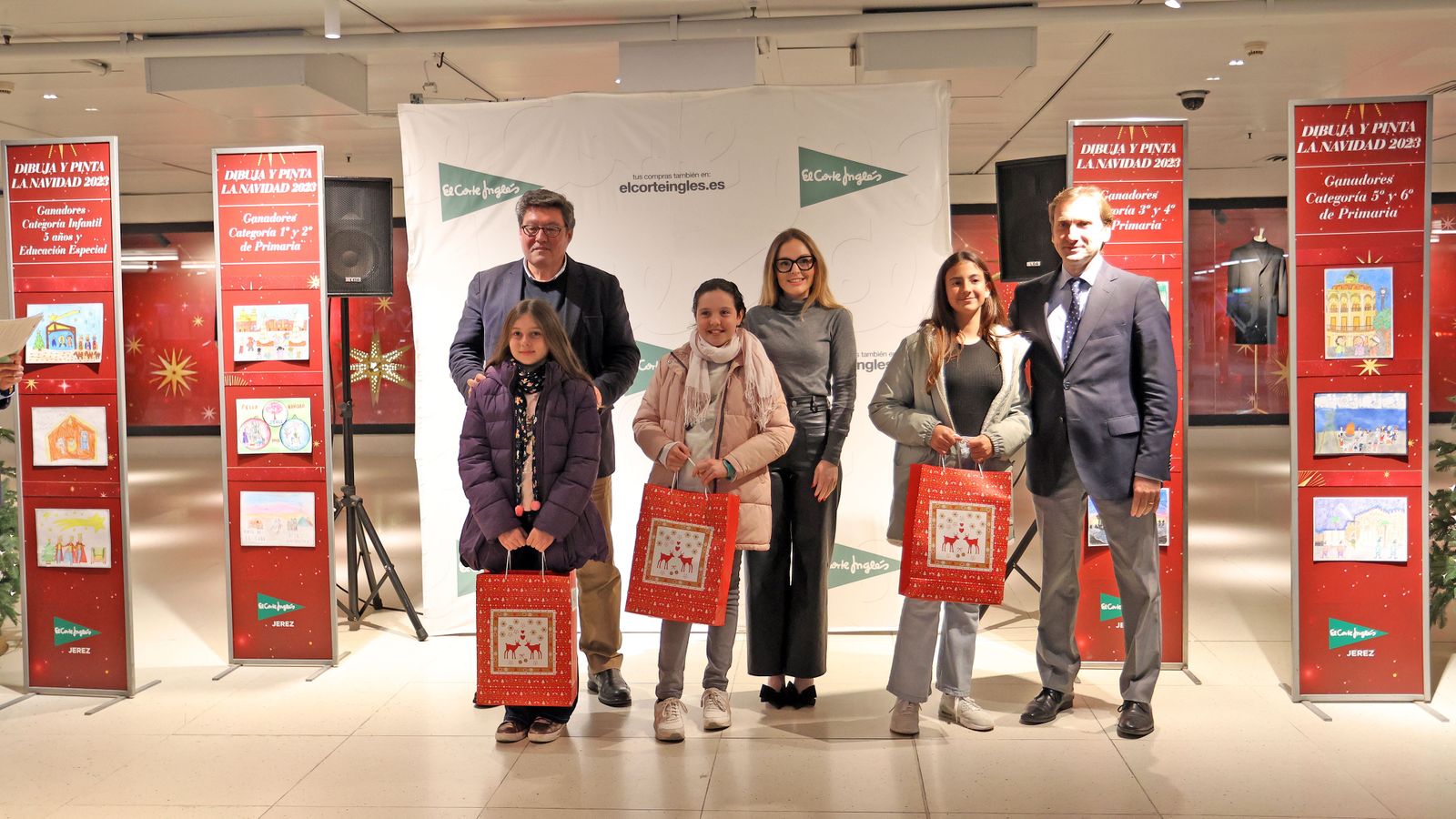 'Concurso Infantil Dibuja y Pinta la Navidad 2023' de El Corte Inglés Jerez