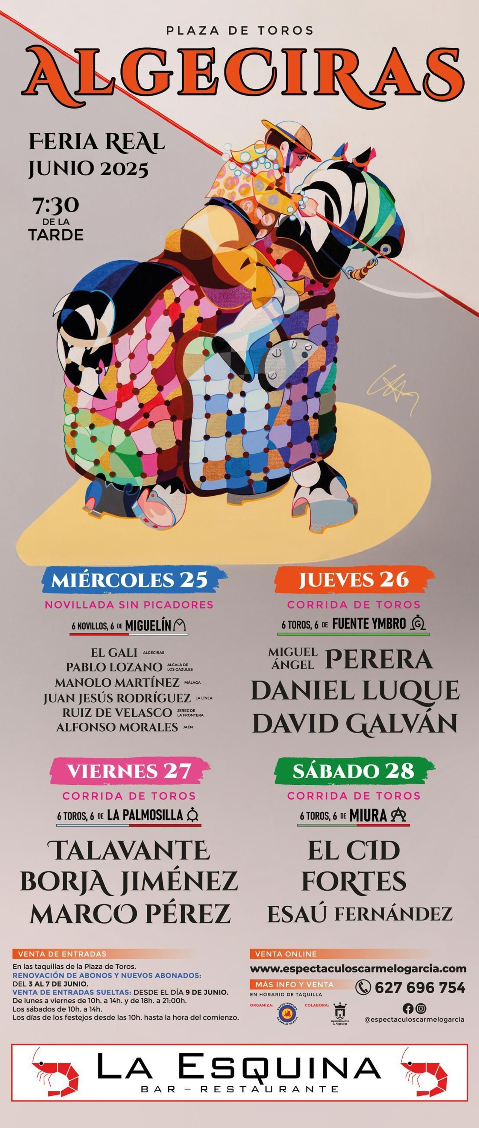 La Feria Real de Algeciras 2025 ya tiene carteles oficiales.