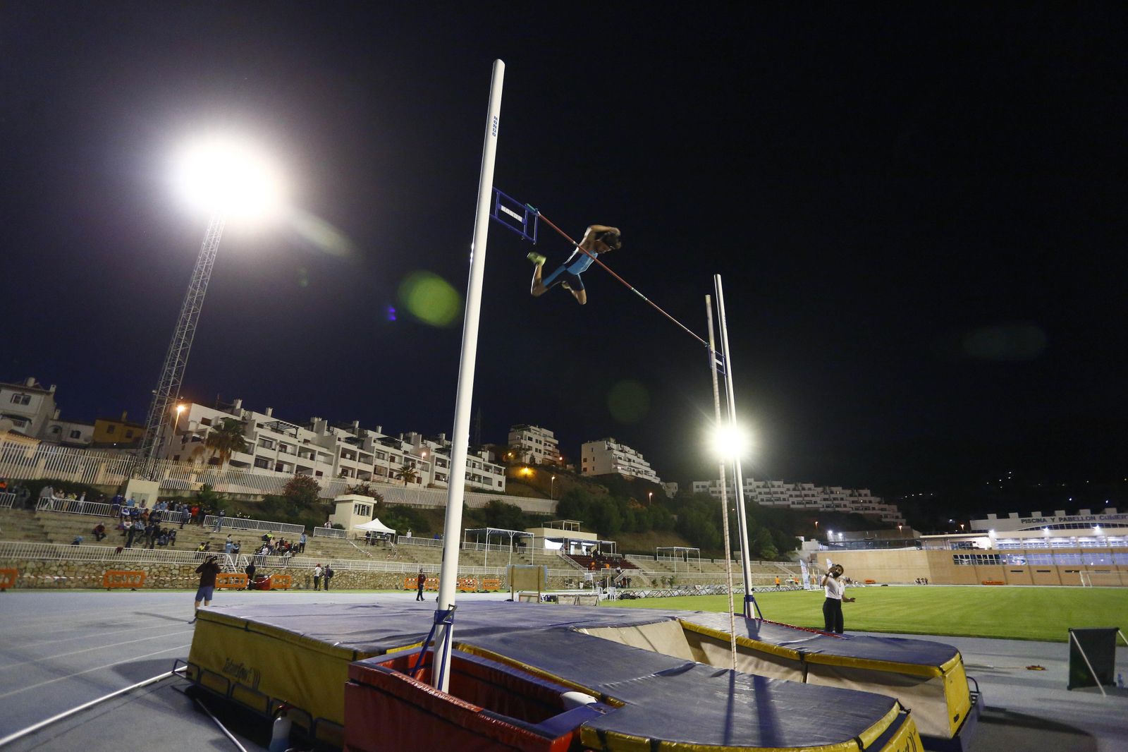 Prueba de atletismo en Nerja.