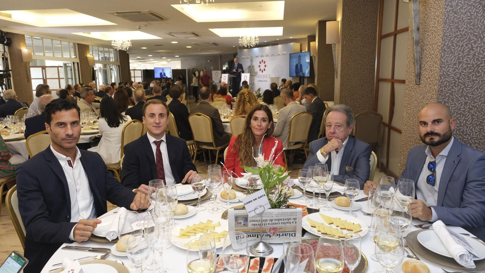 Imágenes del Foro Joly en Almería, con el Gobernador del Banco de España, Pablo Hernández de Cos
