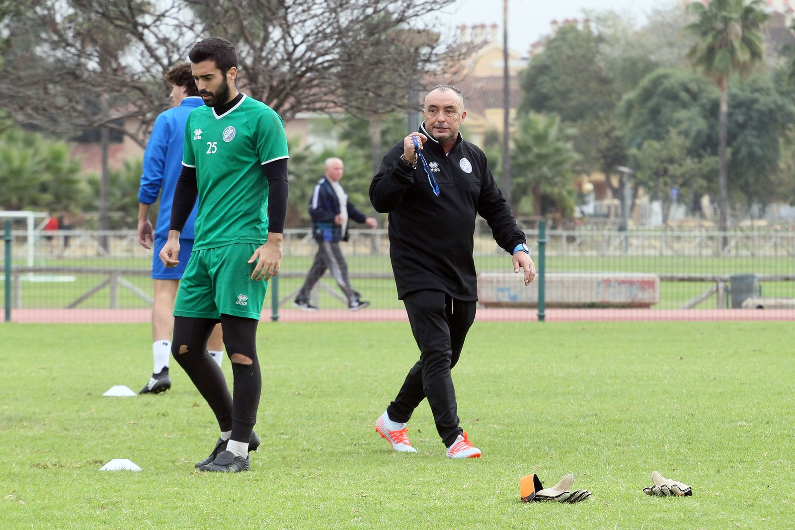 Primer entrenamiento de Josu Uribe con el Xerez DFC