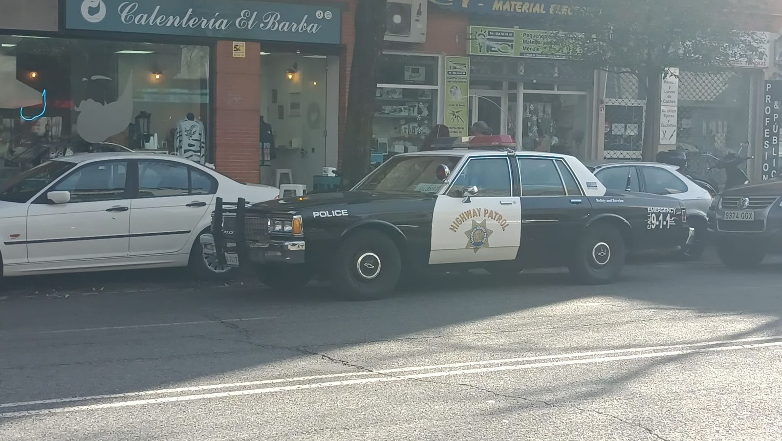 El Chevrolet Caprice de la Highway Patrol californiana