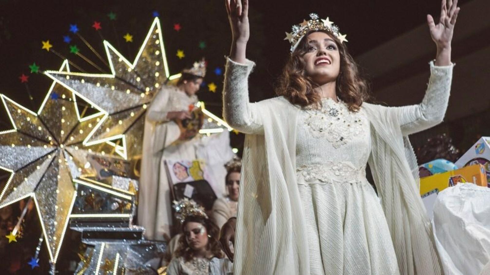 Una de las carrozas de la Cabalgata de Reyes Magos, del pasado año.