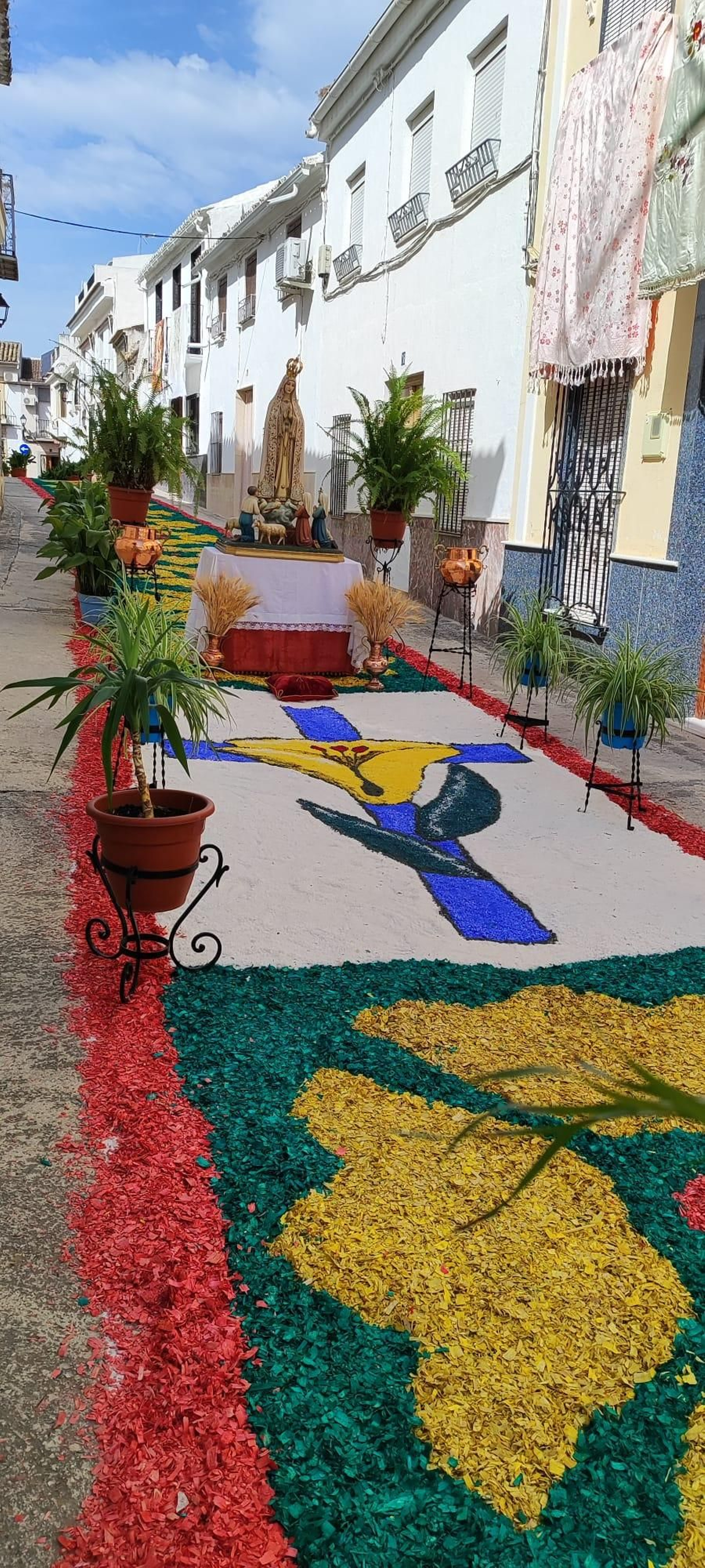 Alfombras del Corpus en Valenzuela Alfombras del Corpus en Valenzuela