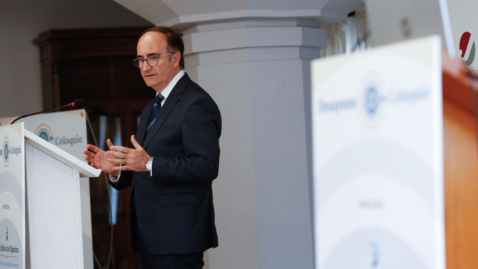 Fotos del Desayuno Coloquio de Europa Sur y el Propeller Club de Algeciras con Benito Núñez Quintanilla