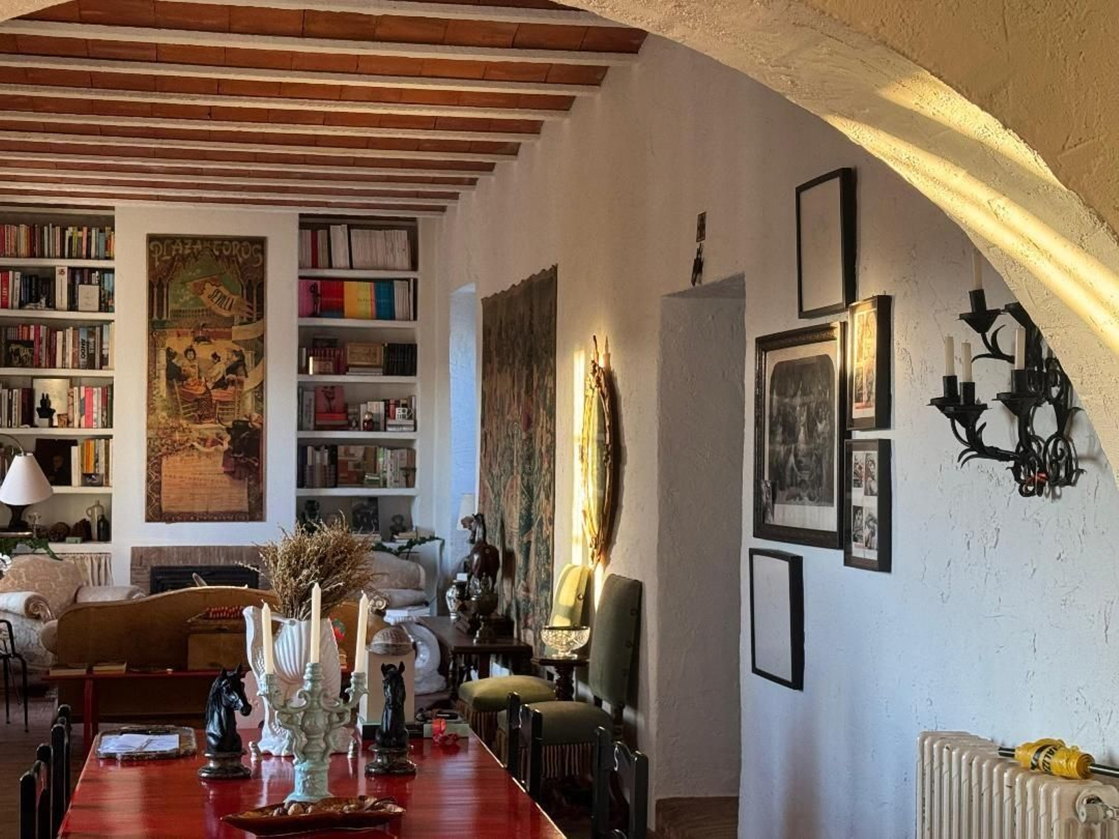 Vista general del salón.