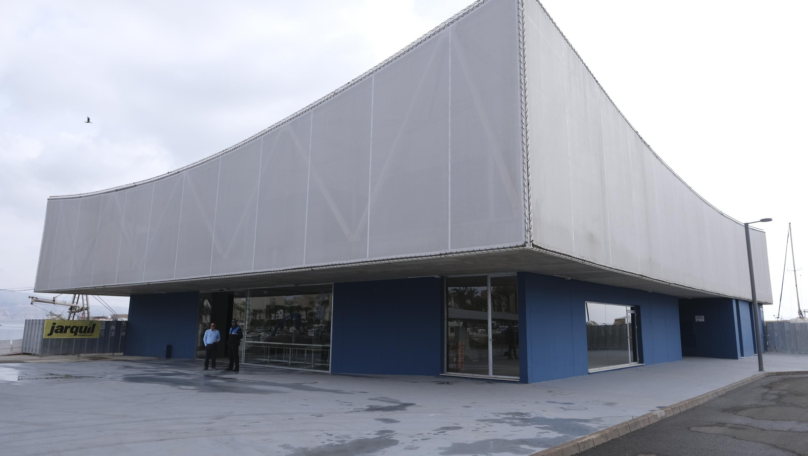 Imágenes de la inauguración de la Lonja del Puerto Pesquero de Roquetas de Mar