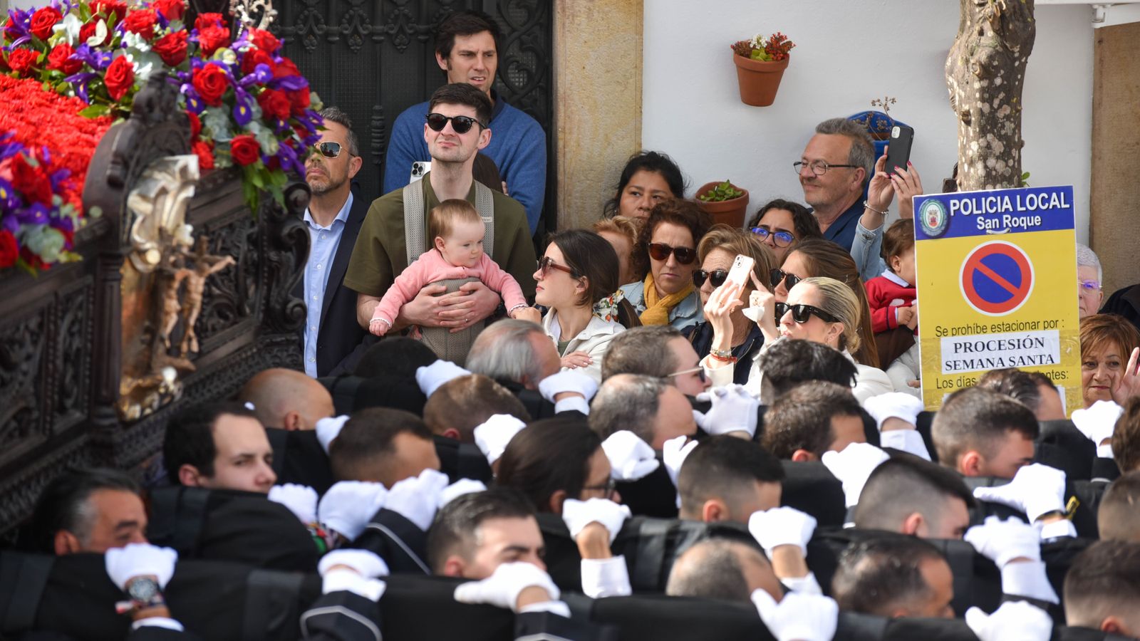 Fotos del Jueves Santo en San Roque: La Buena Muerte y Amargura