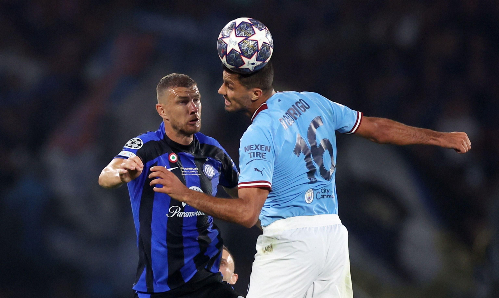 Las imágenes de la fina de la Champions entre el Manchester City y el Inter de Milán