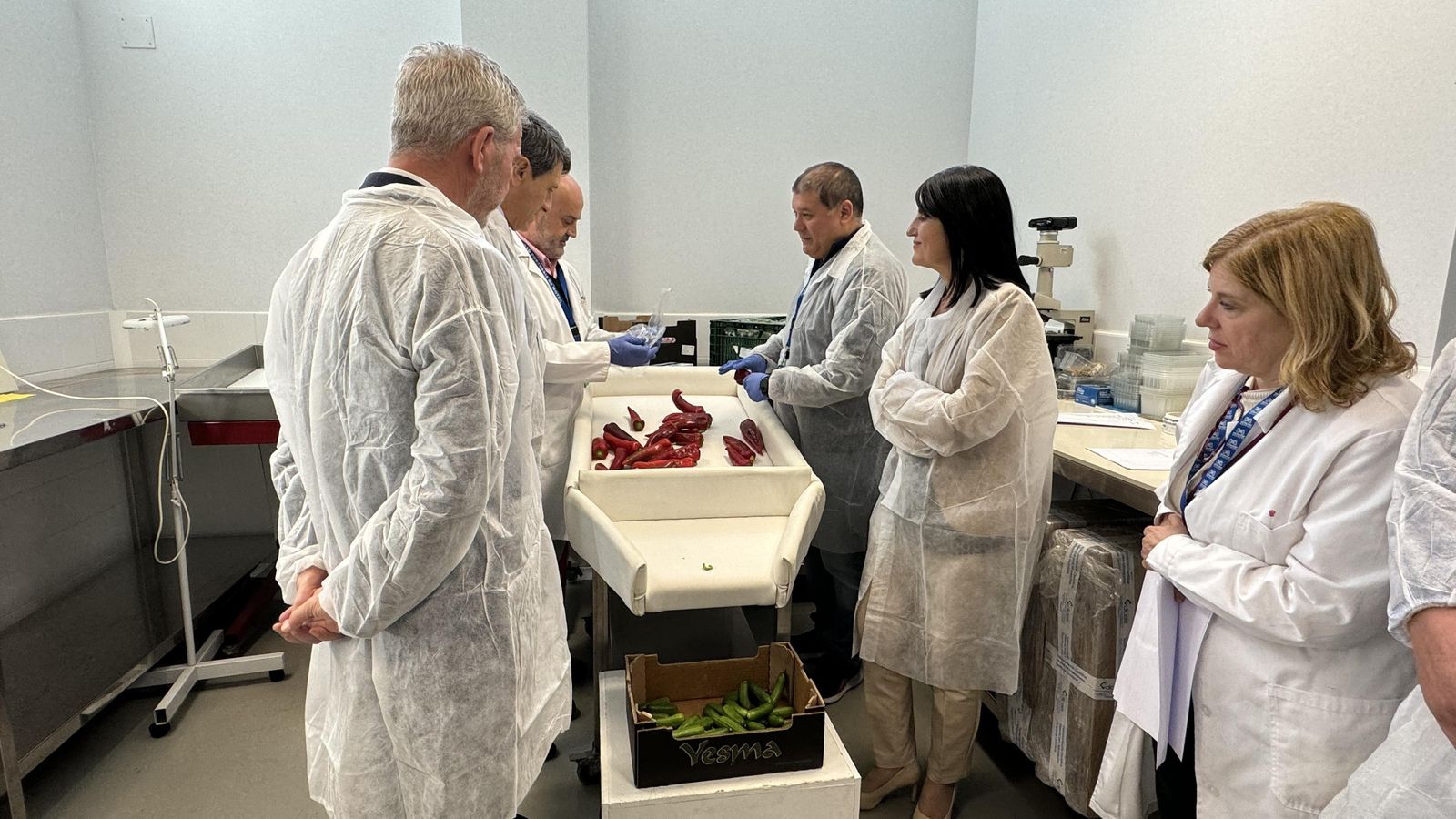 Durante la visita han comprado algunos de los pasos que se realizan a la hora de garantizar el control de los alimentos