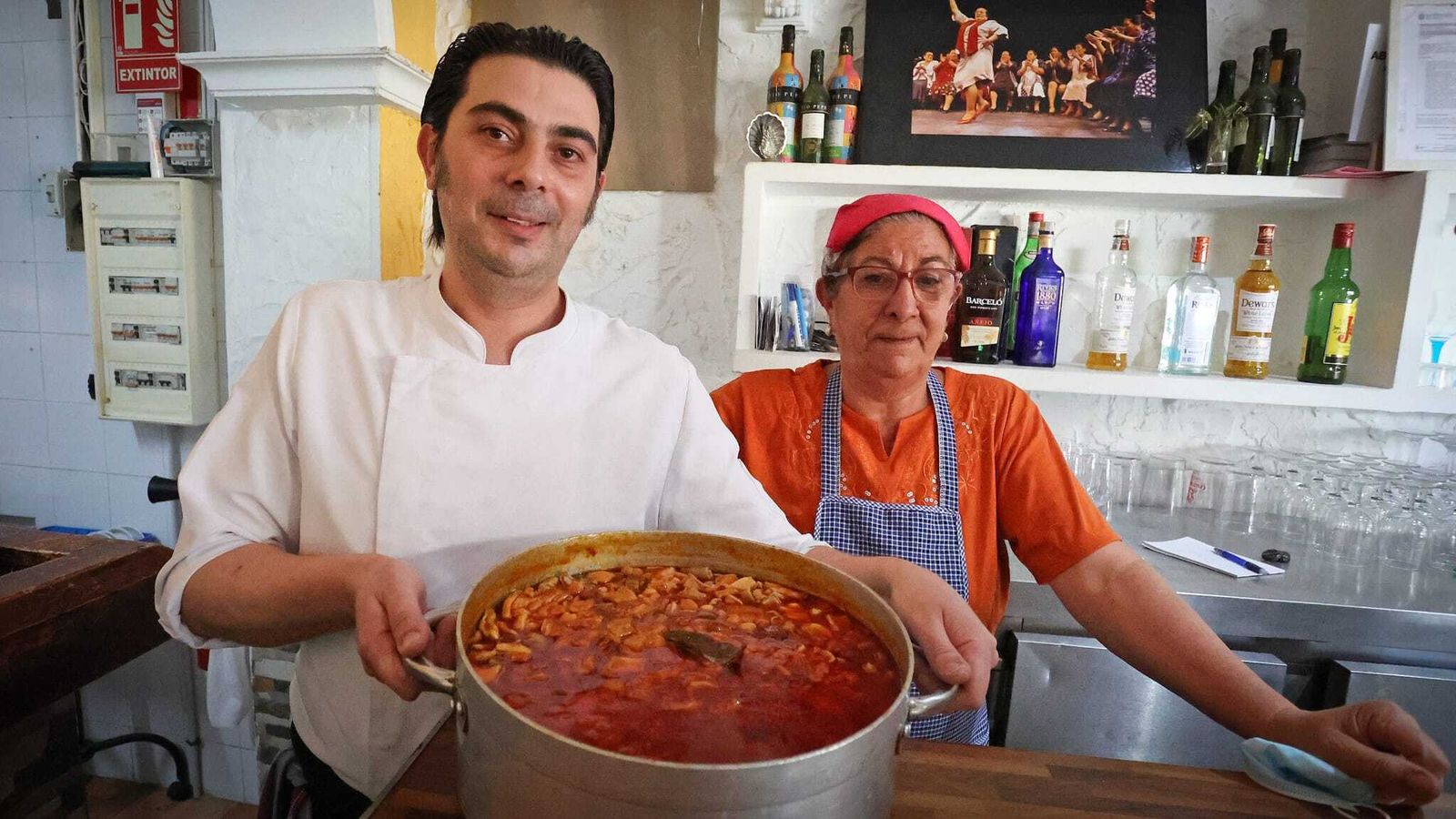 Olla de menudo en María Manuela.