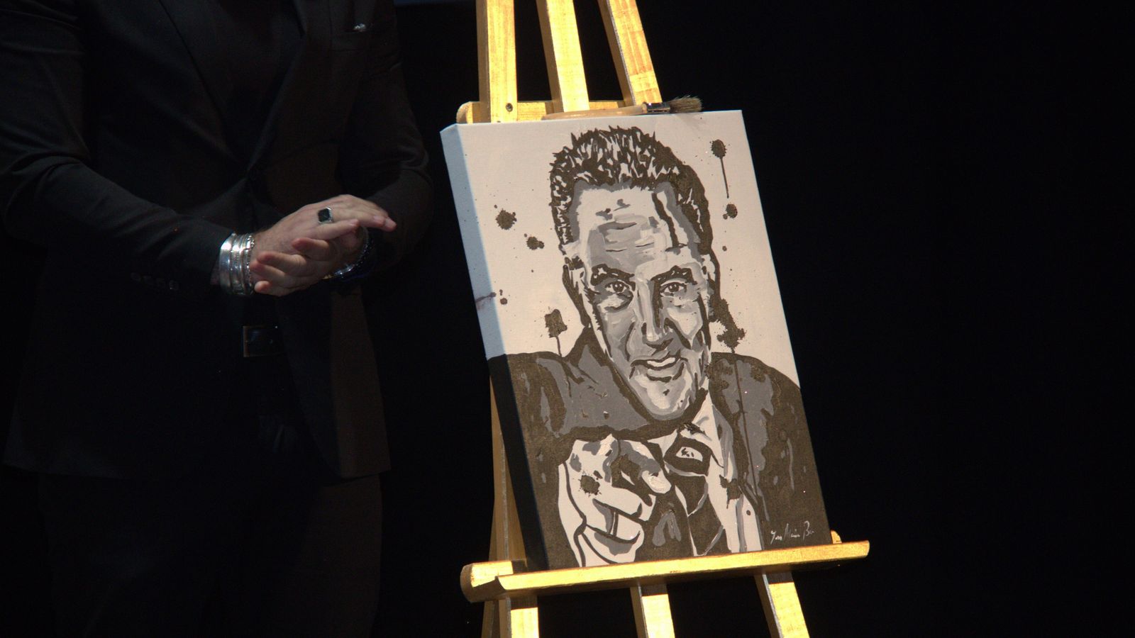 Un retrato de Escámez realizado por el artista motrileño José María Bea