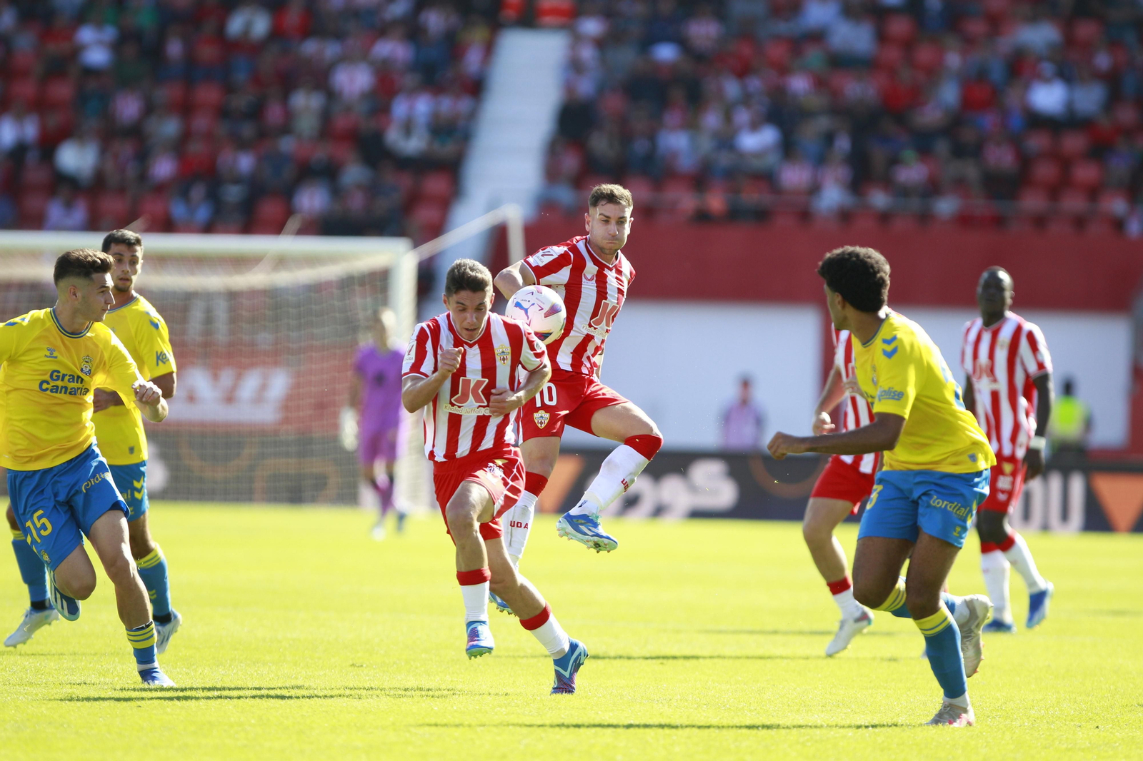 Imágenes del partido U.D. Almería-U.D. Las Palmas