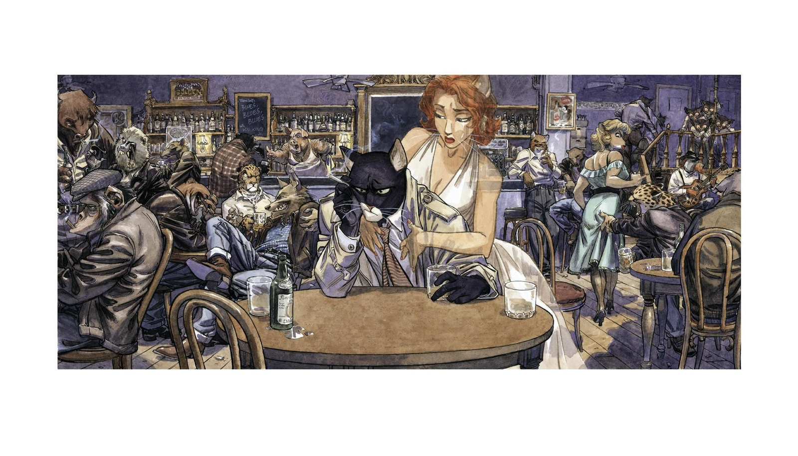 'Blacksad', la emblemática creación de Juan Díaz Canales y Juanjo Guarnido.