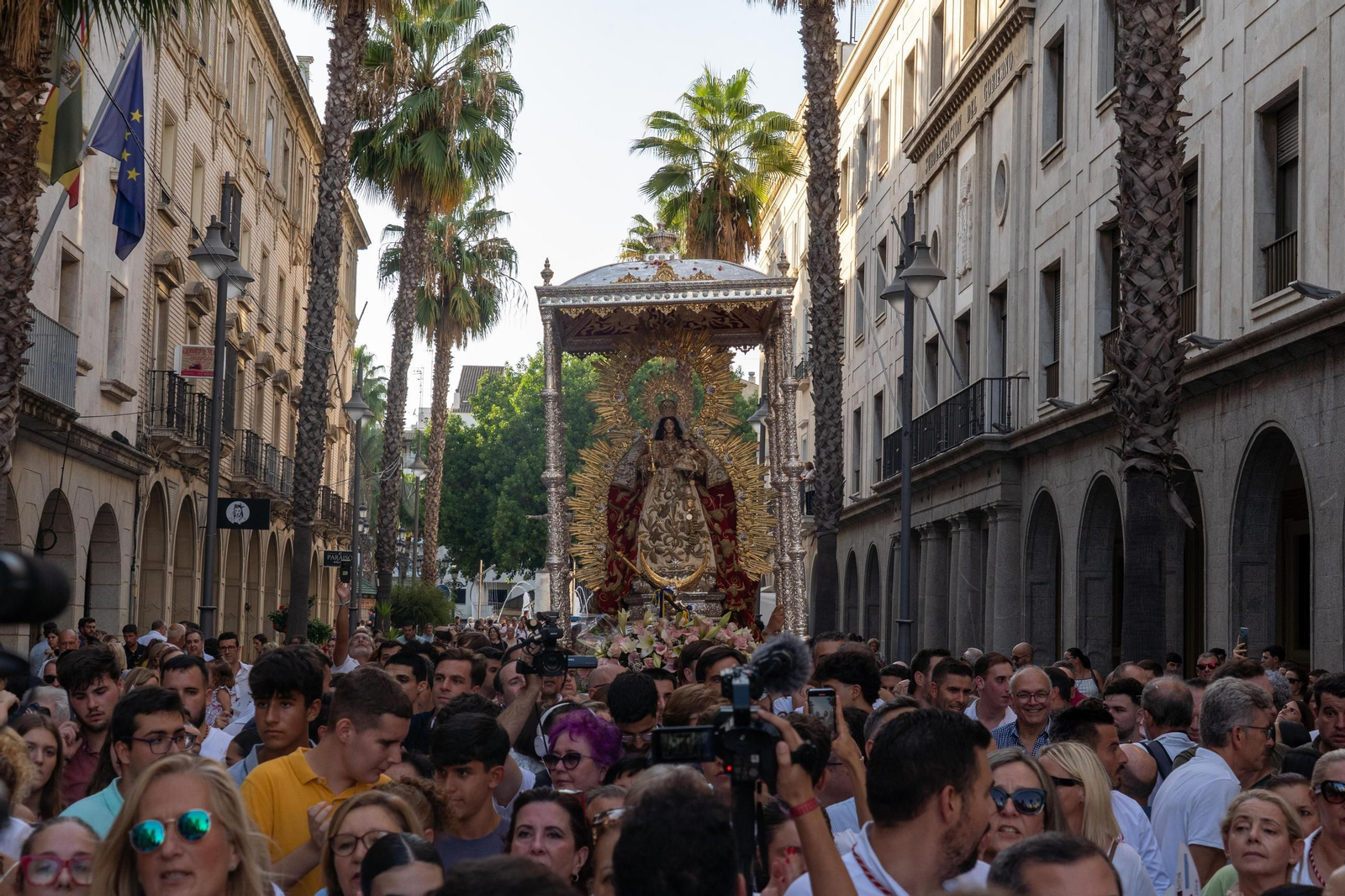 Magna Mariana Huelva 2025: Imágenes de la Virgen de Montemayor en su traslado