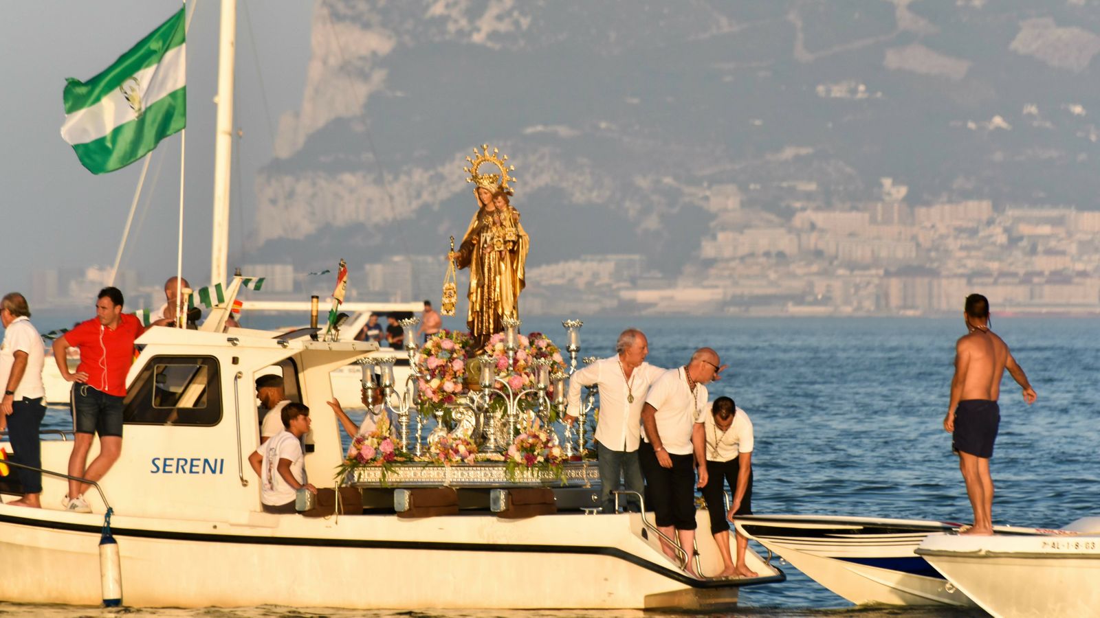 Las mejores fotos de la procesión  de la Virgen del Carmen en Palmones