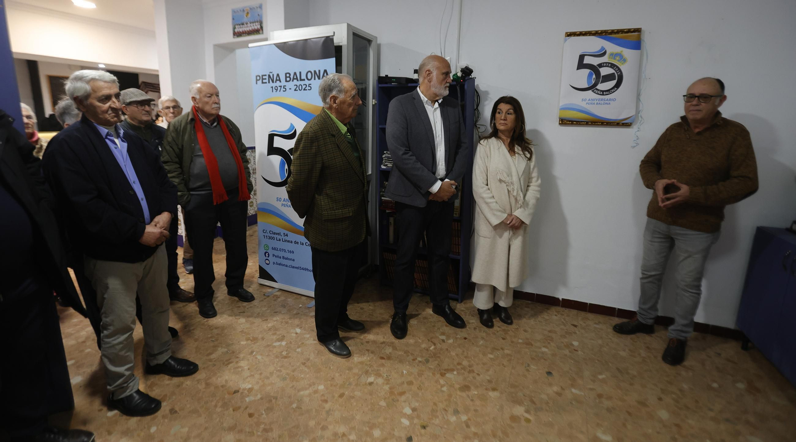 La Peña Balona comparte con sus socios la distinción municipal por su medio siglo de historia