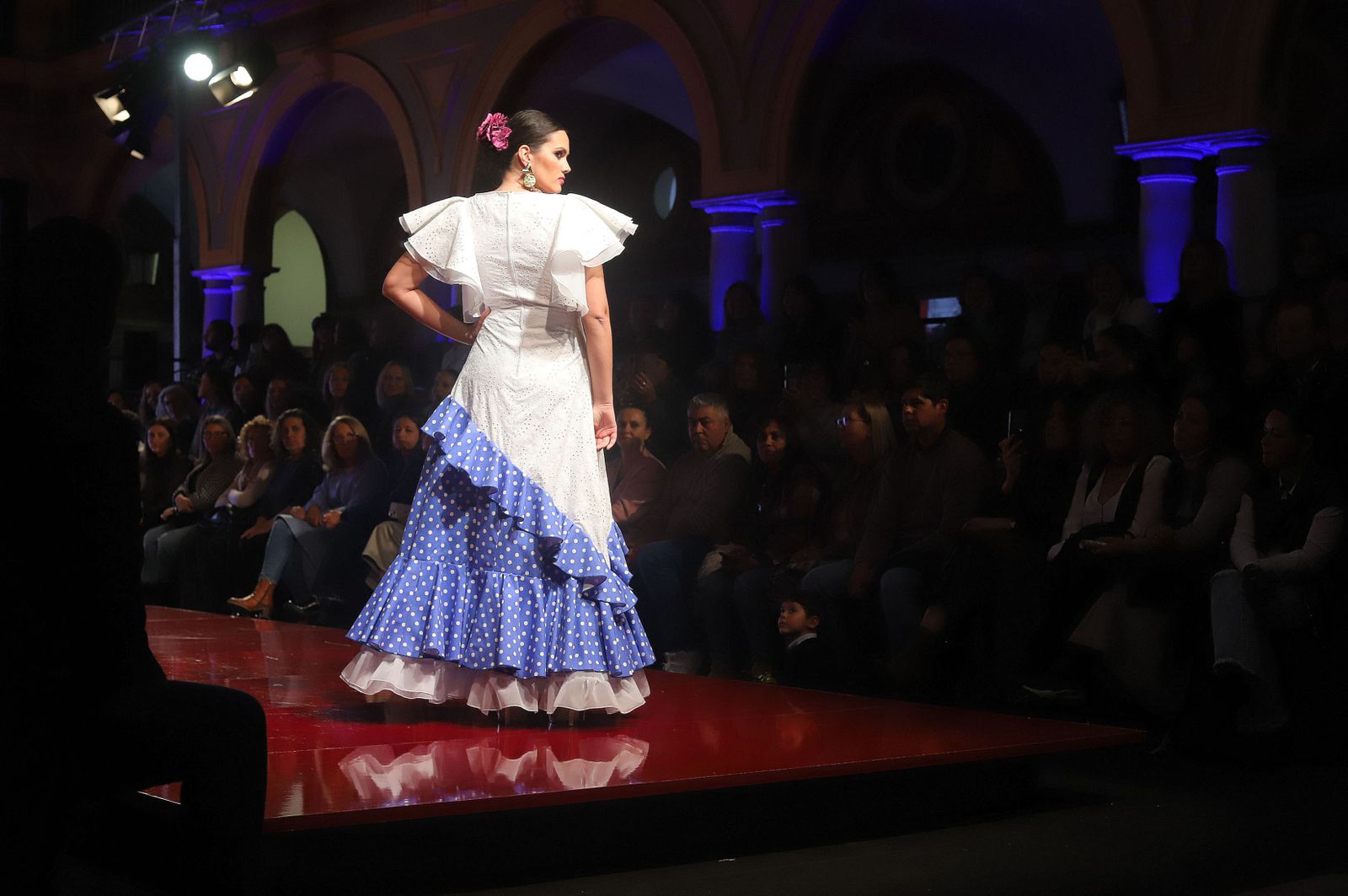 Huelva Flamenca 2023. Imágenes de la pasarela de moda flamenca de la modista Adelina Infante