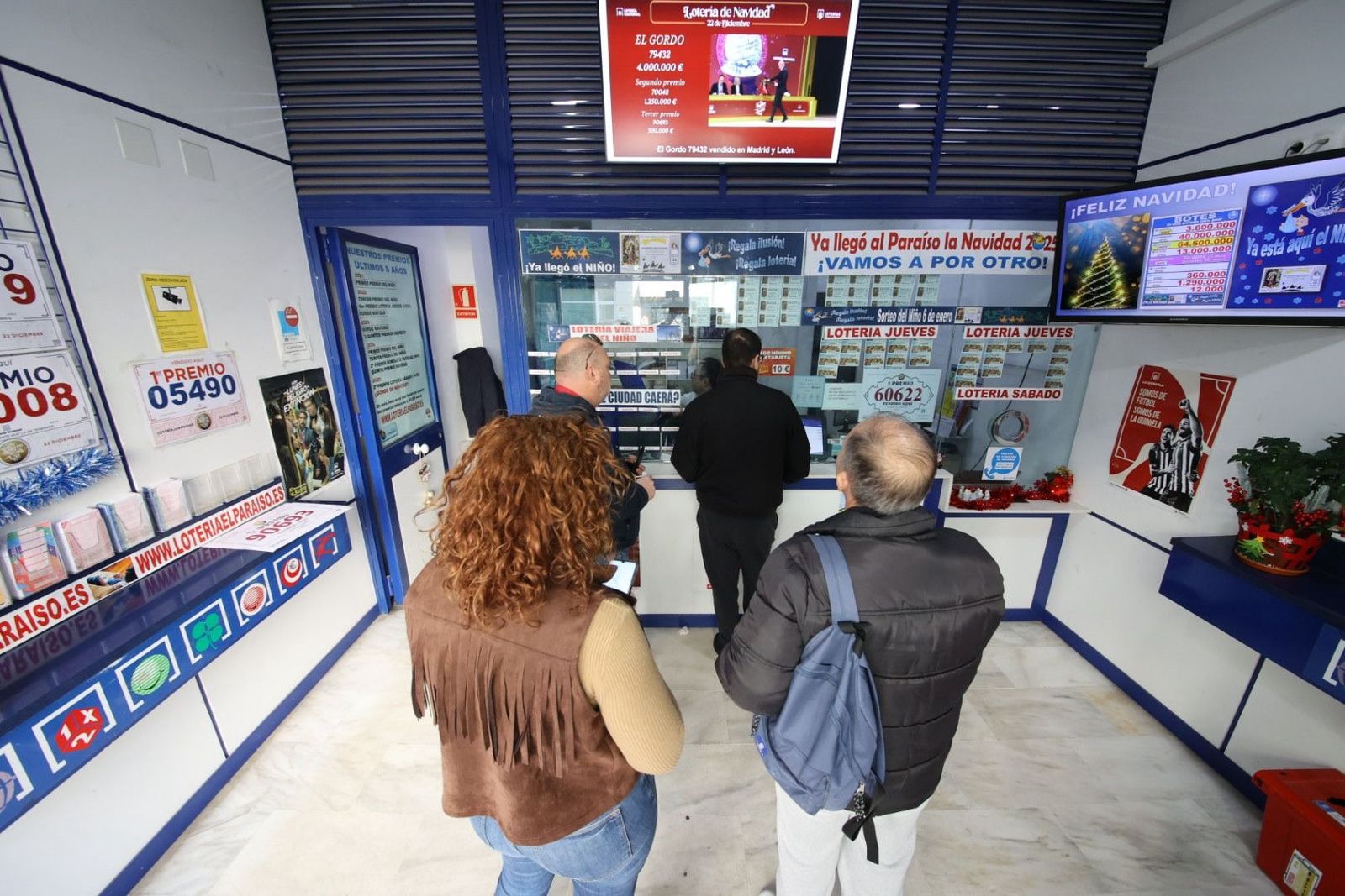 Champán en Jerez: El Paraíso reparte medio millón de euros con el tercero, el 90693