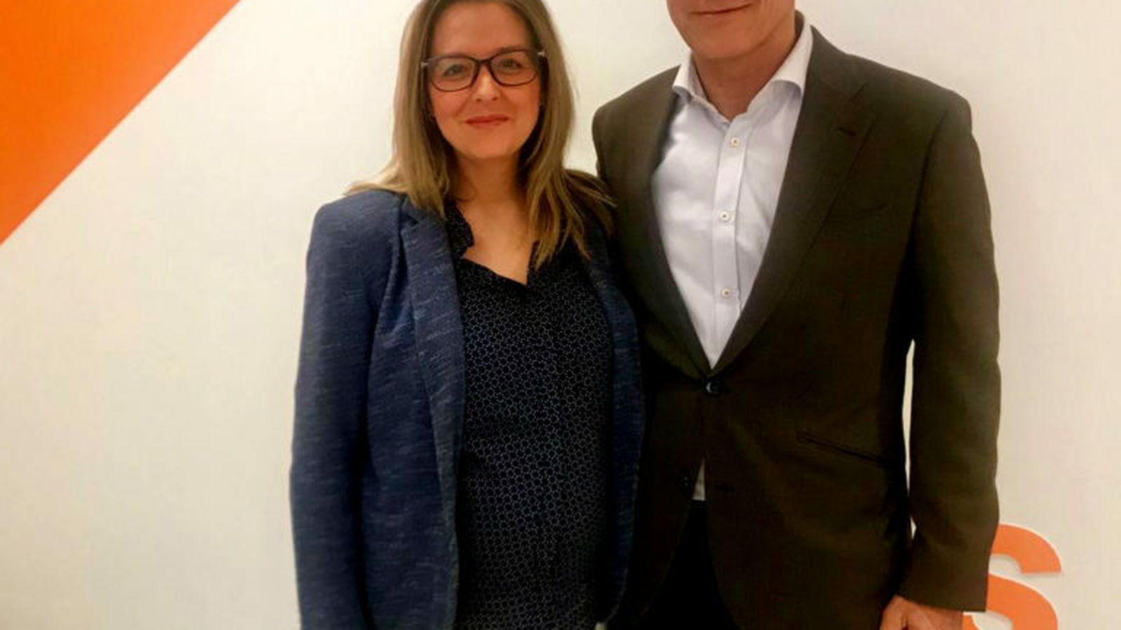 Maribel Leyva, junto a Luis Salvador