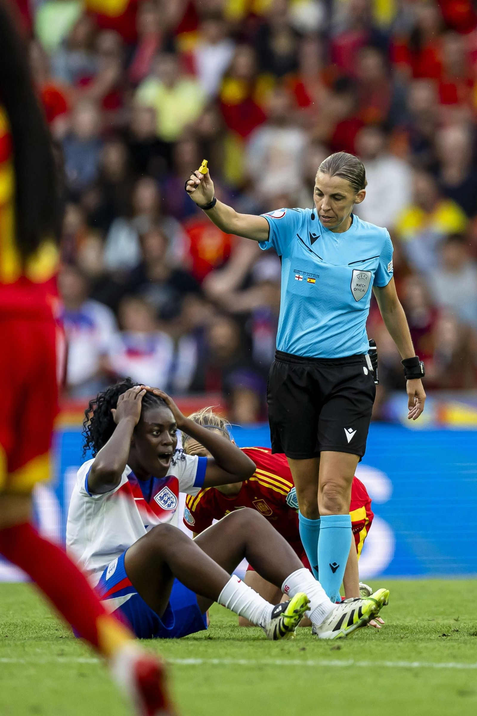 Las mejores imágenes de la final España - Inglaterra de la Eurocopa femenina