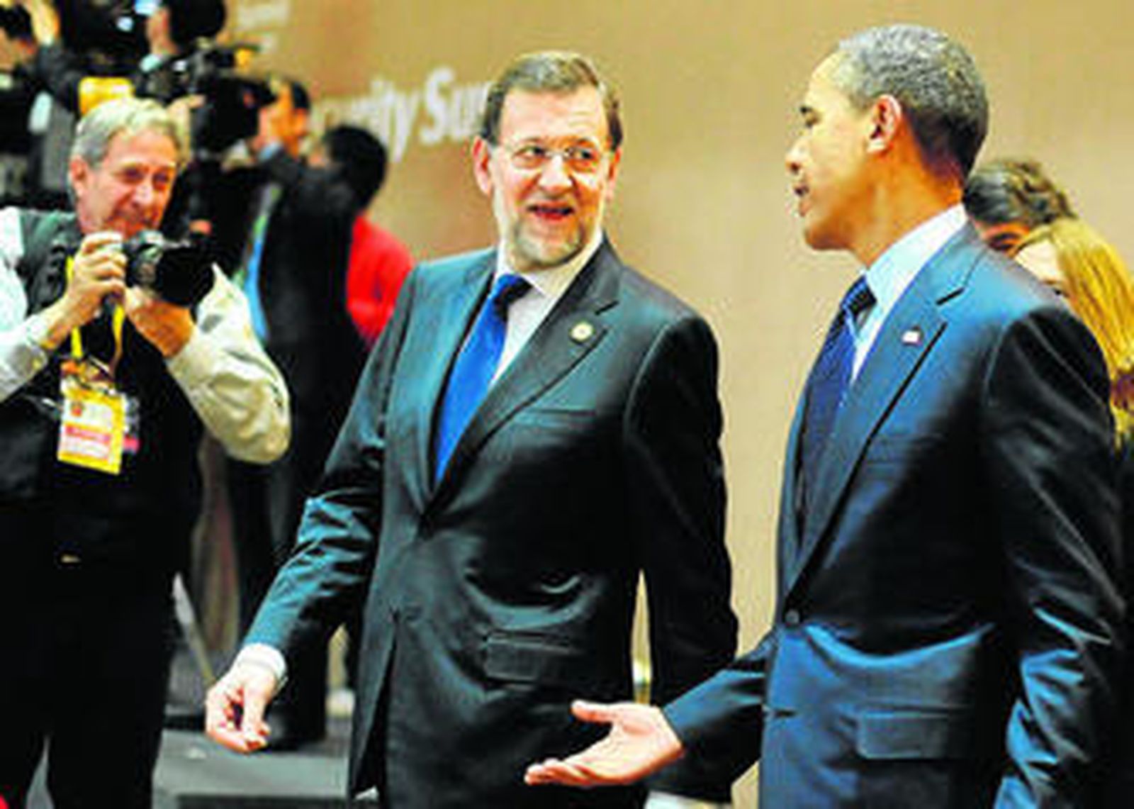 Rajoy, Obama y los idiomas