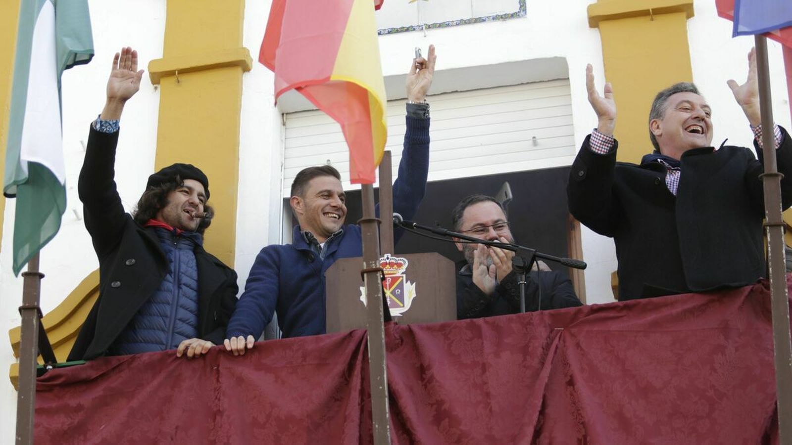 El jugador del Betis, Joaquín, fue el encargado del chupinazo de 2017.