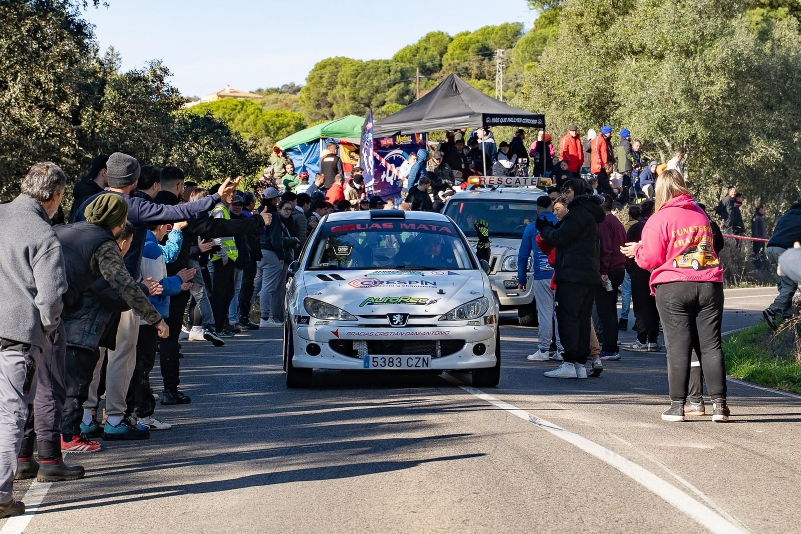 El espectacular arranque de la Subida a Trassierra, en imágenes