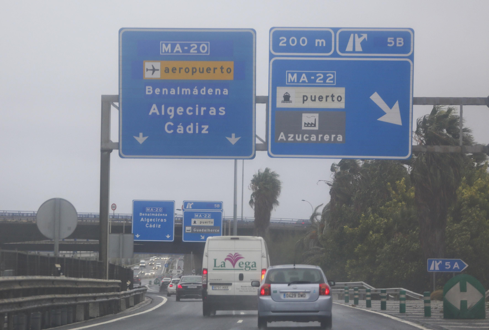 Fotos de las incidencias de la lluvia en Málaga