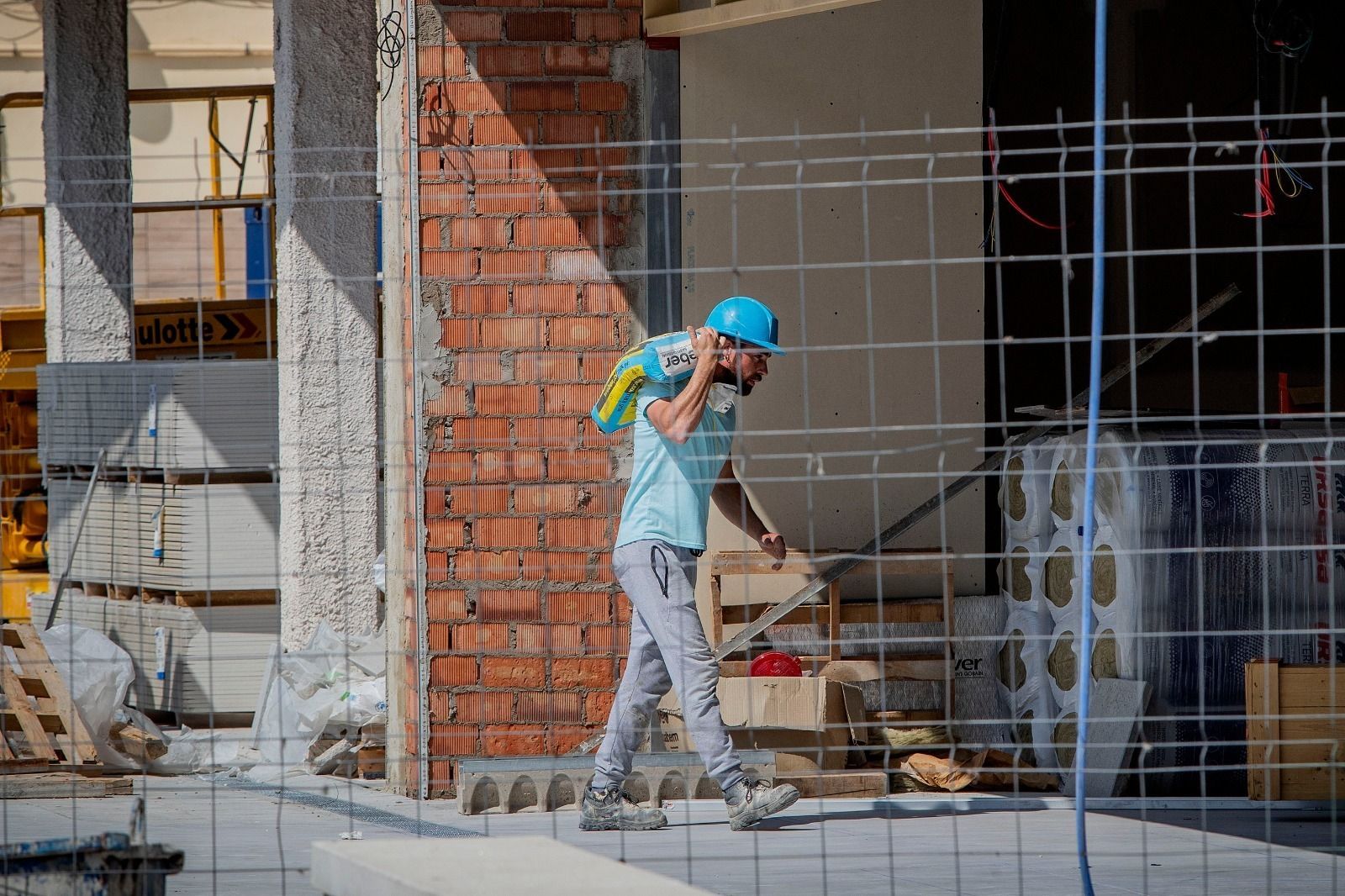 Obras en el Museo Camarón a finales de mayo.