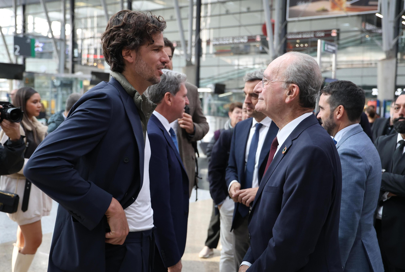 Las fotos de la Copa Davis a su llegada a Málaga