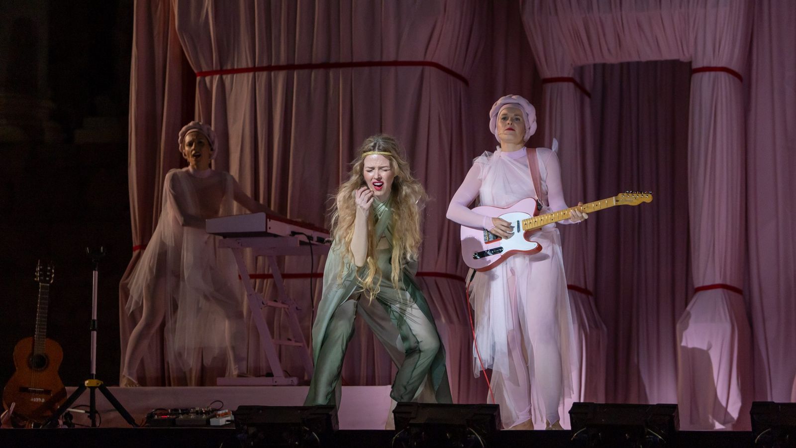 Christina Rosenvinge, en el espectáculo de 'Safo'.