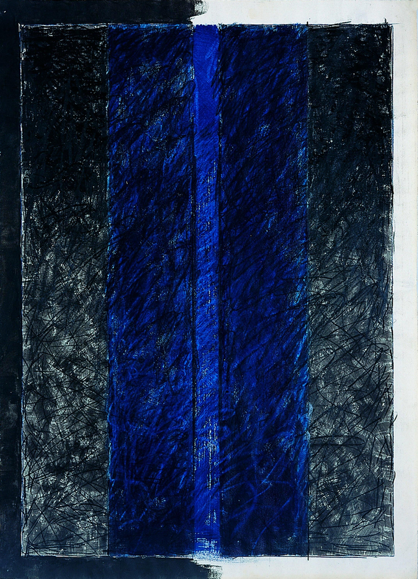 Uno de los lienzos expuestos en el CAAC.