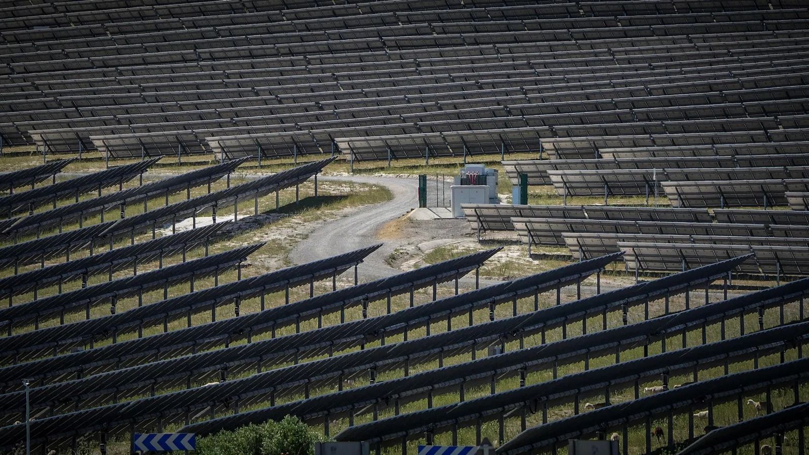Imagen de una instalación fotovoltaica construida en los últimos años en Andalucía.