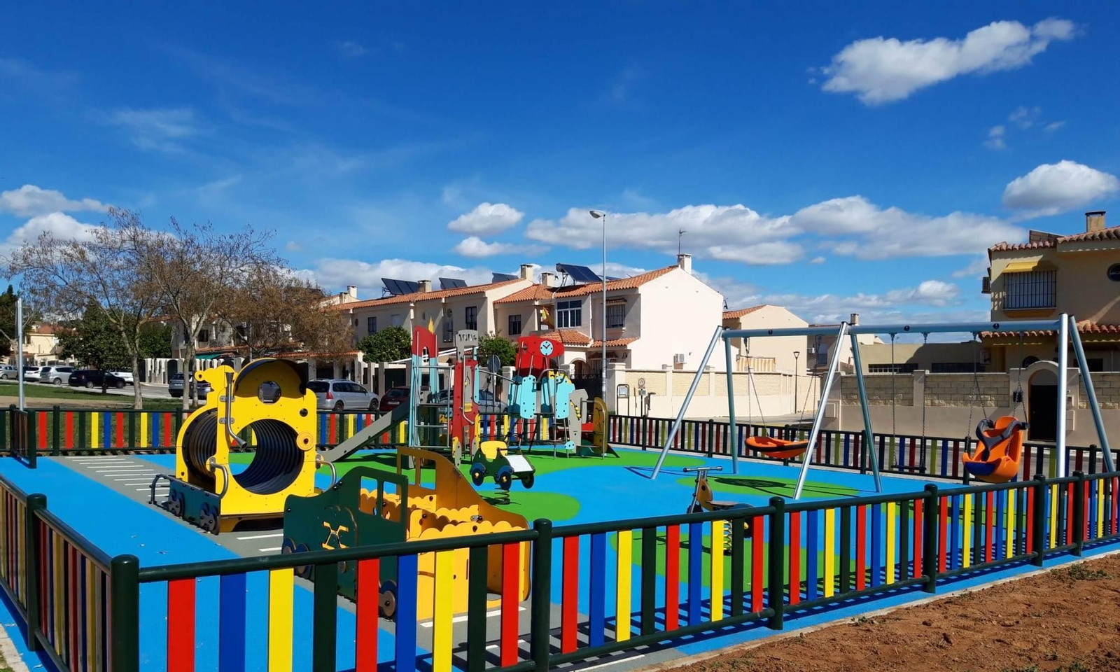 El nuevo parque infantil de Valle Alto. El nuevo parque infantil de Valle Alto.
