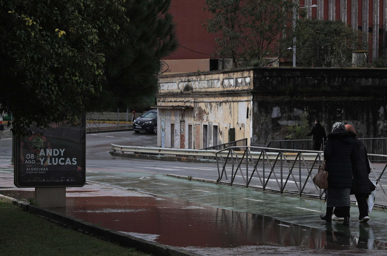 El paso de la borrasca Konrad por Algeciras, en imágenes