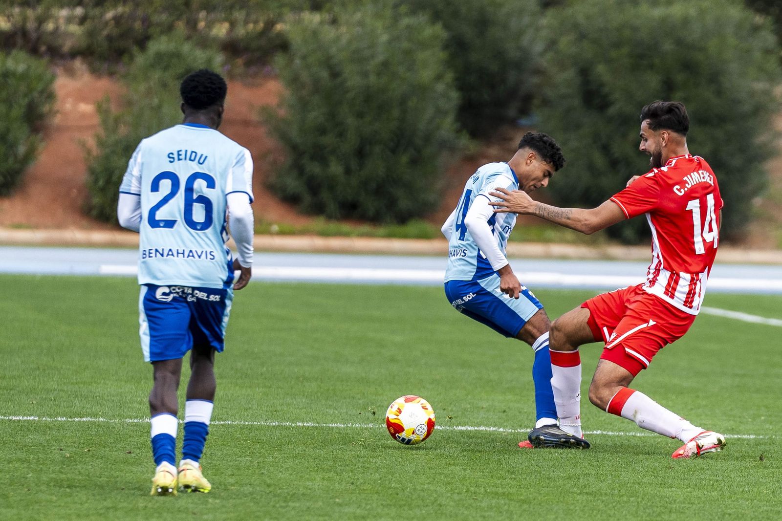 Las imágenes del Almería B y Atlético Malagueño en el Anexo de los Juegos Mediterráneos