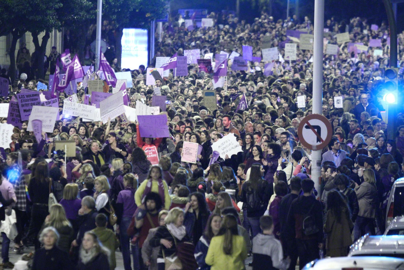 Imágenes de la Manifestación del día Internacional de la Mujer