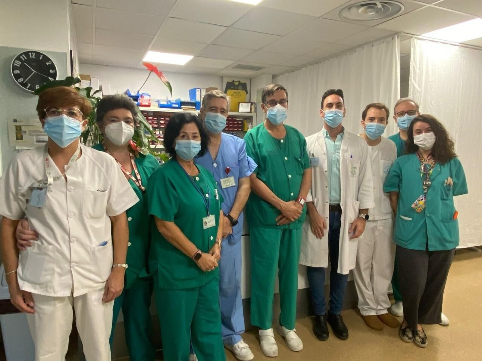 Profesionales de la Unidad del Ictus del Reina Sofía.